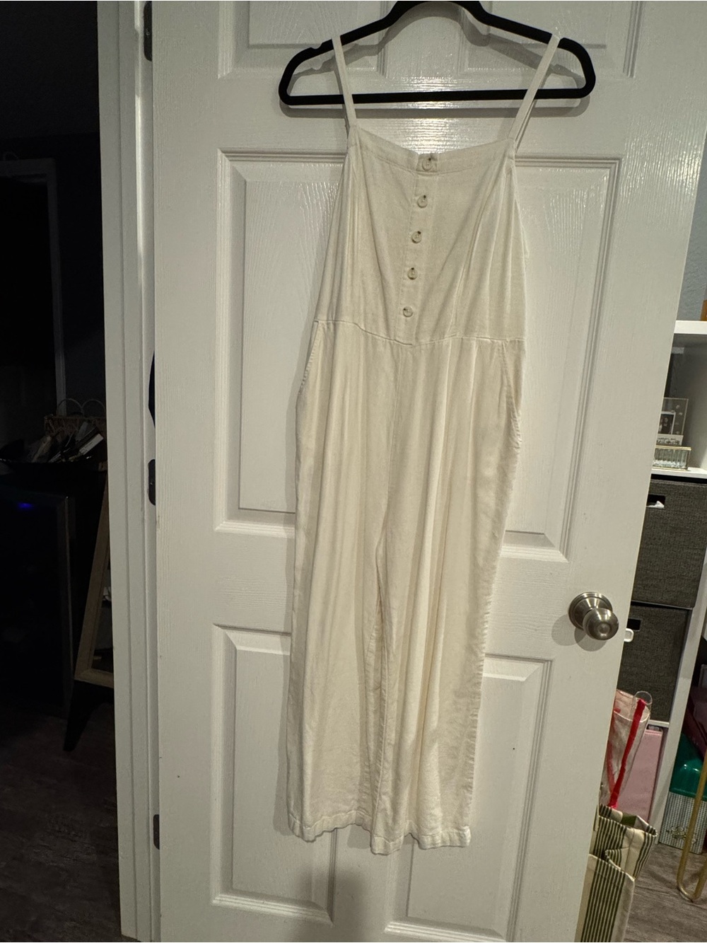 Old Navy Cream Spaghetti-Strap Maxi Dress
